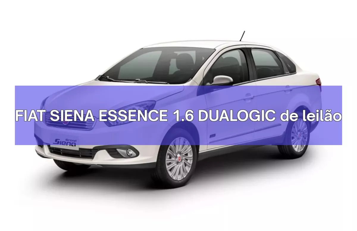FIAT SIENA ESSENCE 1.6 DUALOGIC em leilão