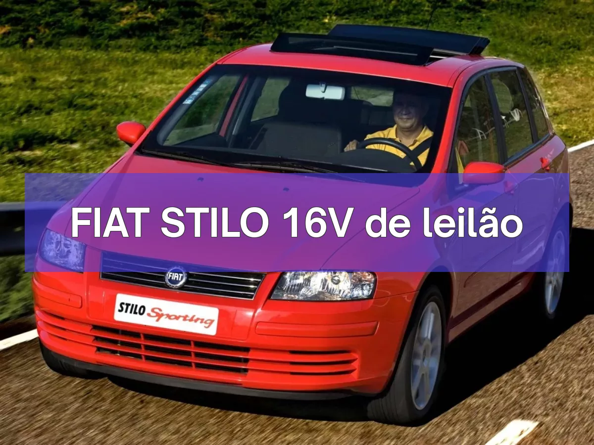 FIAT STILO 16V em leilão