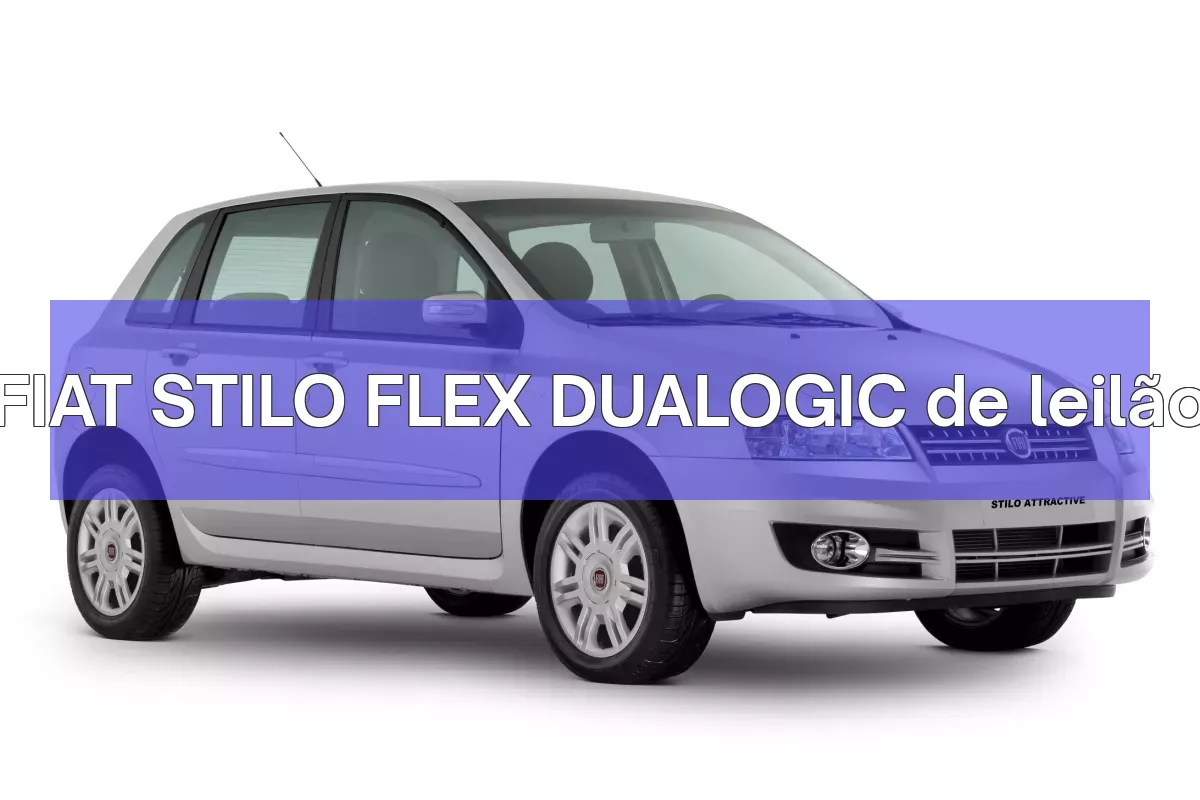 FIAT STILO FLEX DUALOGIC em leilão