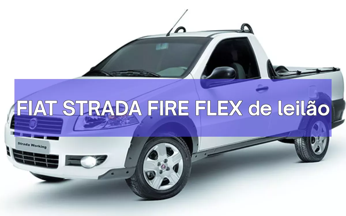 FIAT STRADA FIRE FLEX em leilão