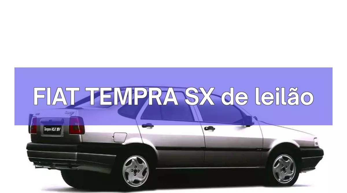 FIAT TEMPRA SX em leilão