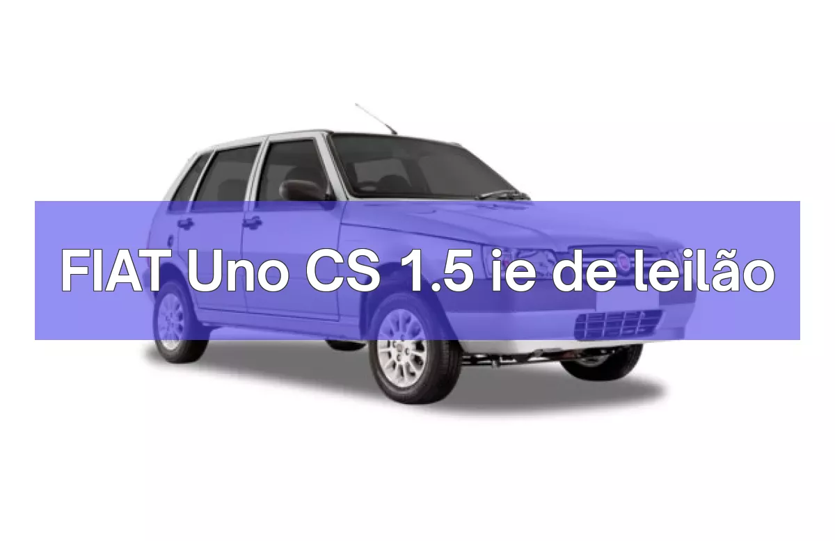 FIAT Uno CS 1.5 ie em leilão