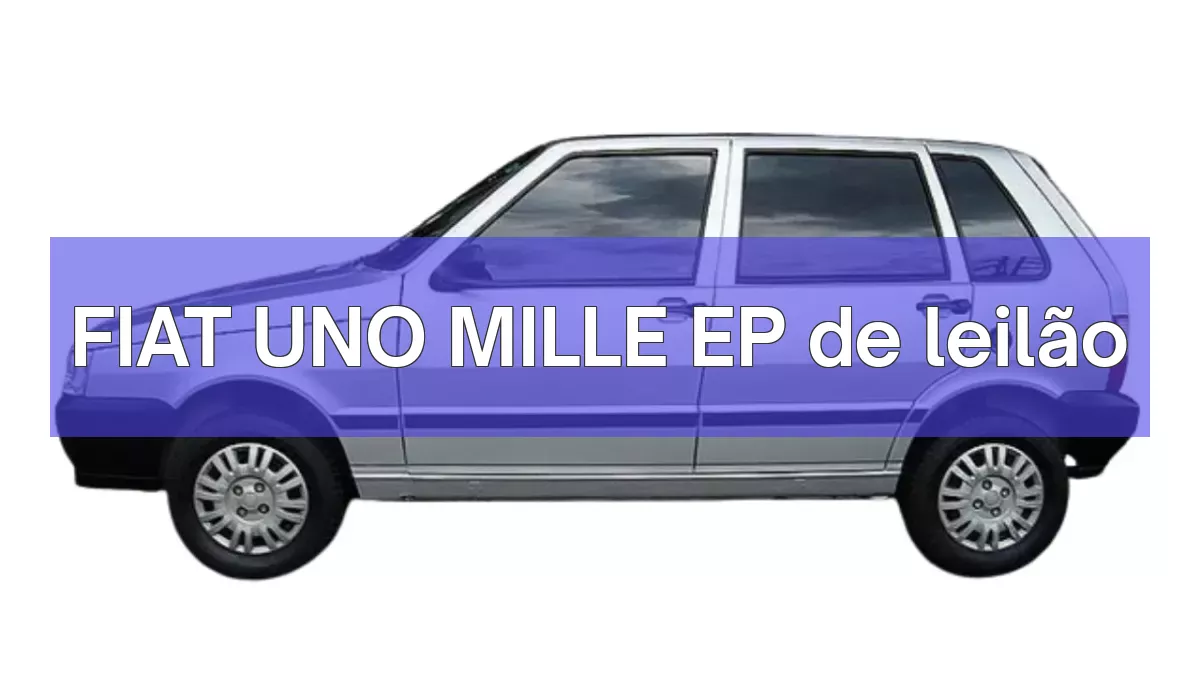 FIAT UNO MILLE EP em leilão