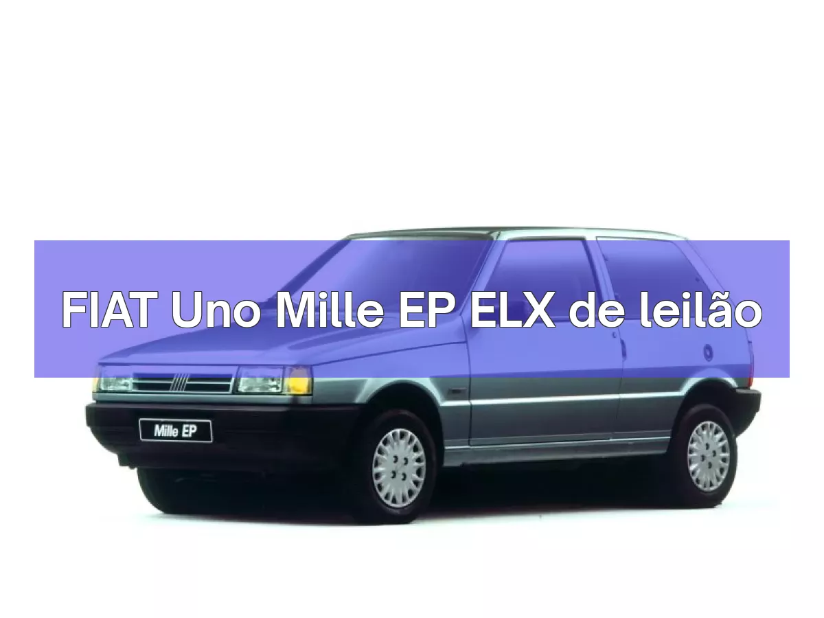 FIAT Uno Mille EP ELX em leilão