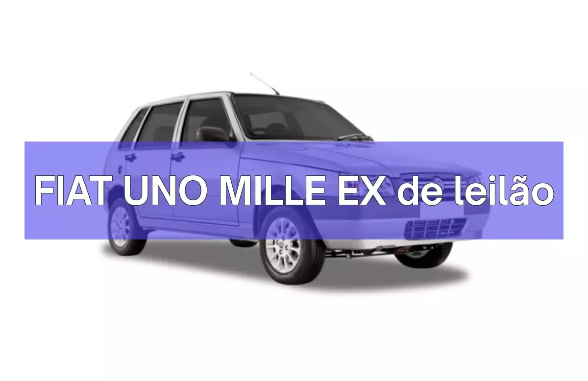 FIAT UNO MILLE EX em leilão