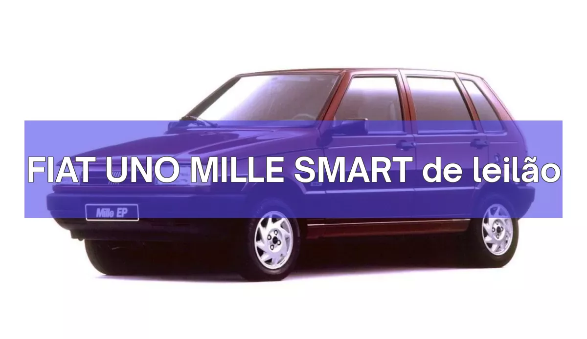 FIAT UNO MILLE SMART em leilão