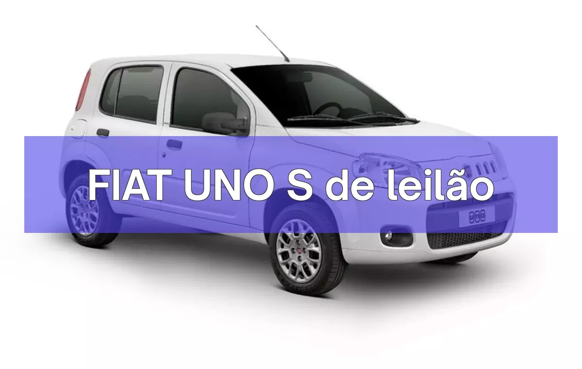 FIAT UNO S em leilão