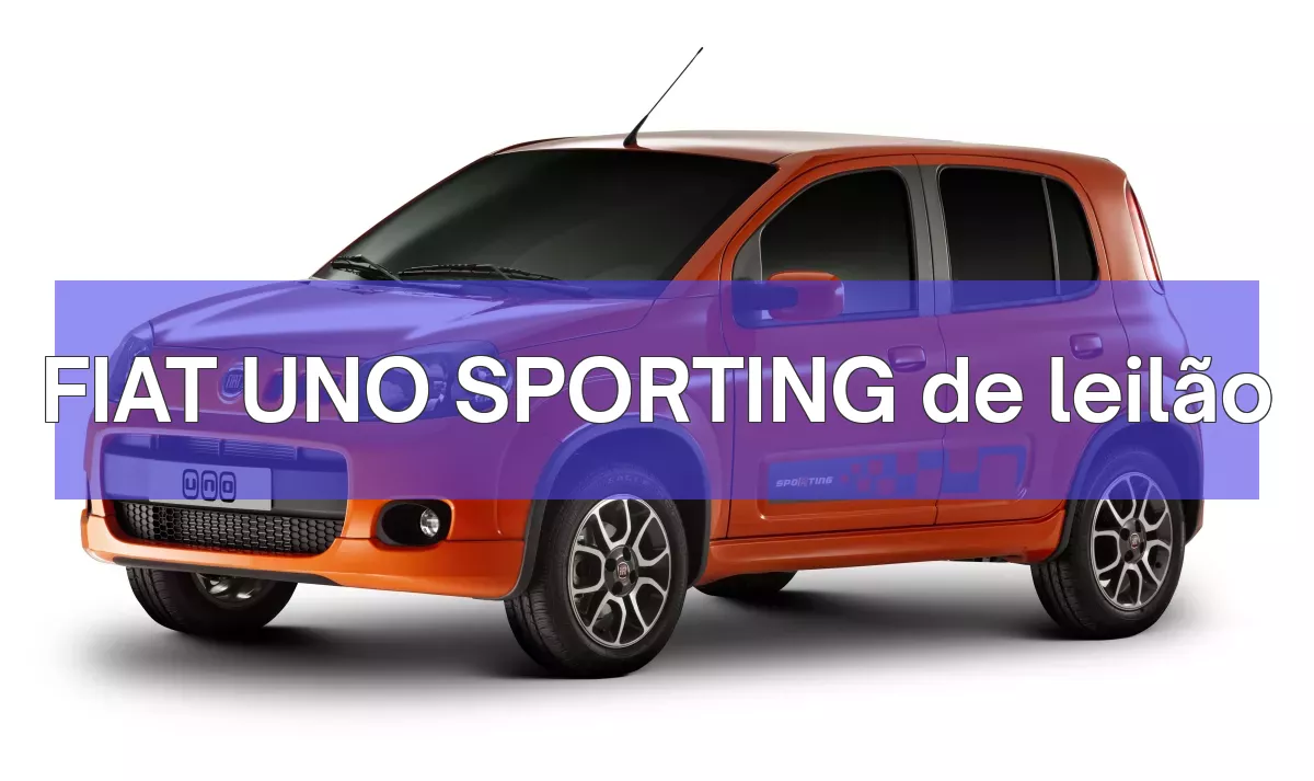 FIAT UNO SPORTING em leilão