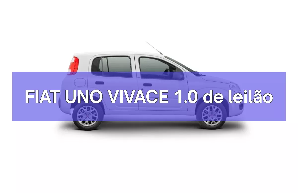 FIAT UNO VIVACE 1.0 em leilão