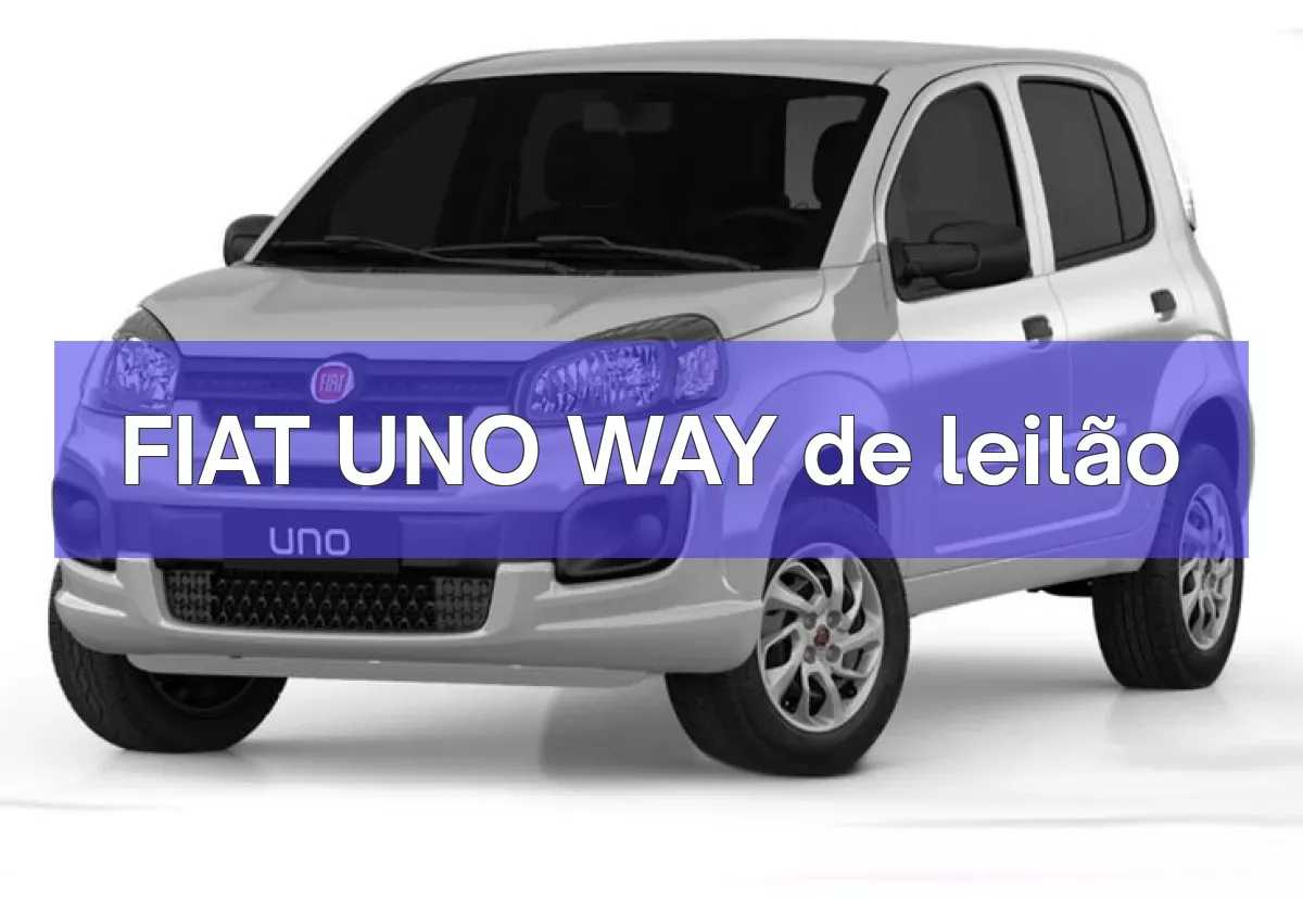 FIAT UNO WAY em leilão