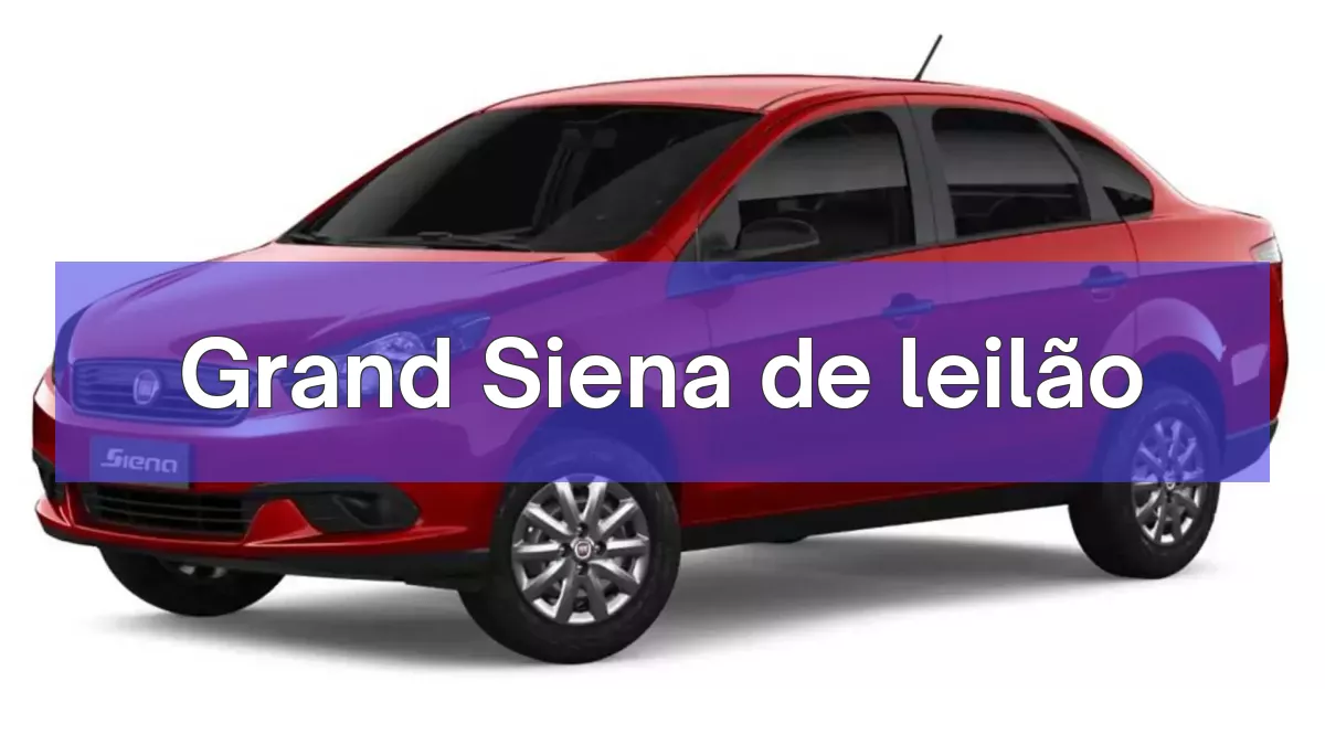 Grand Siena em leilão