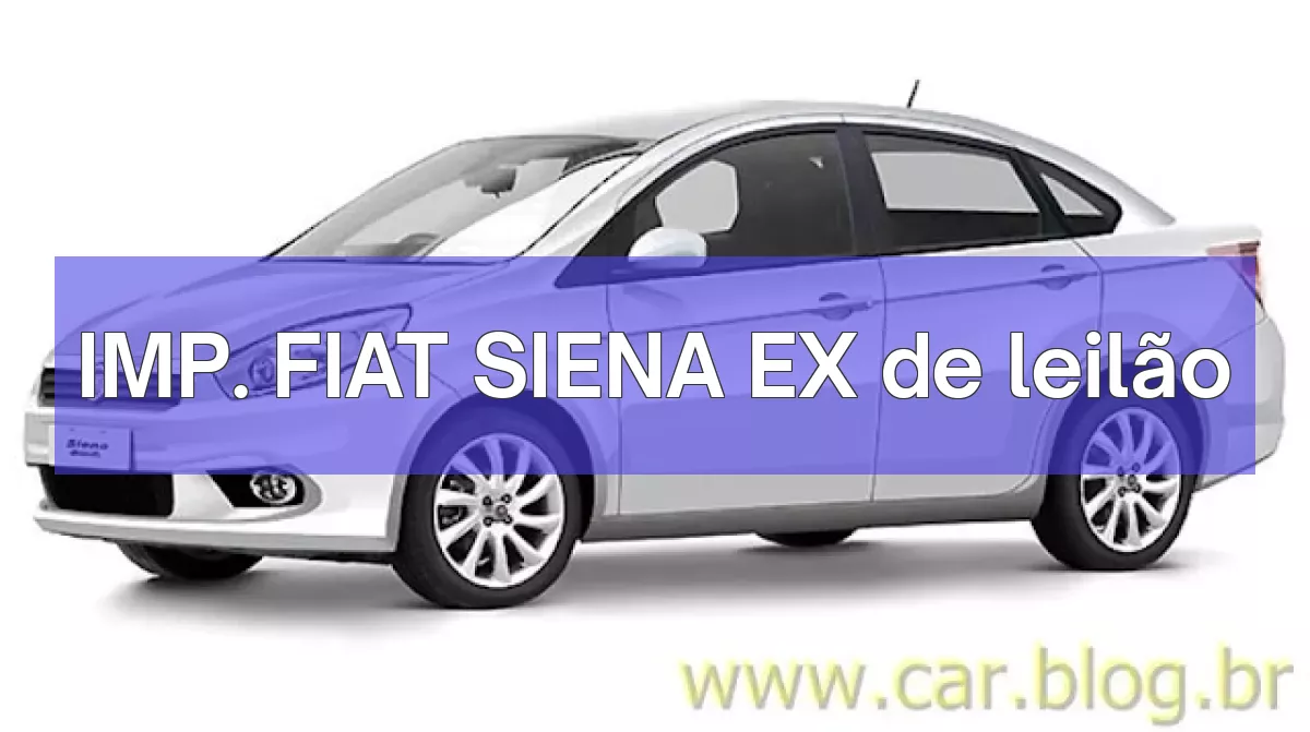 IMP. FIAT SIENA EX em leilão