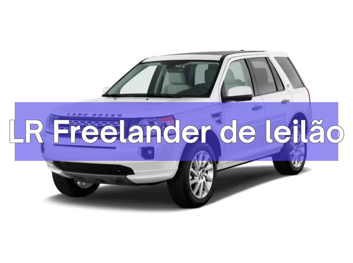 LR Freelander em leilão