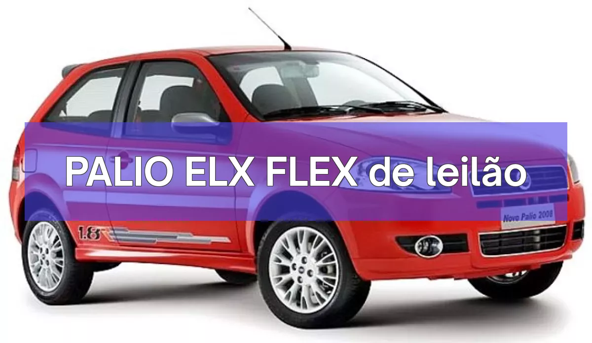 PALIO ELX FLEX em leilão