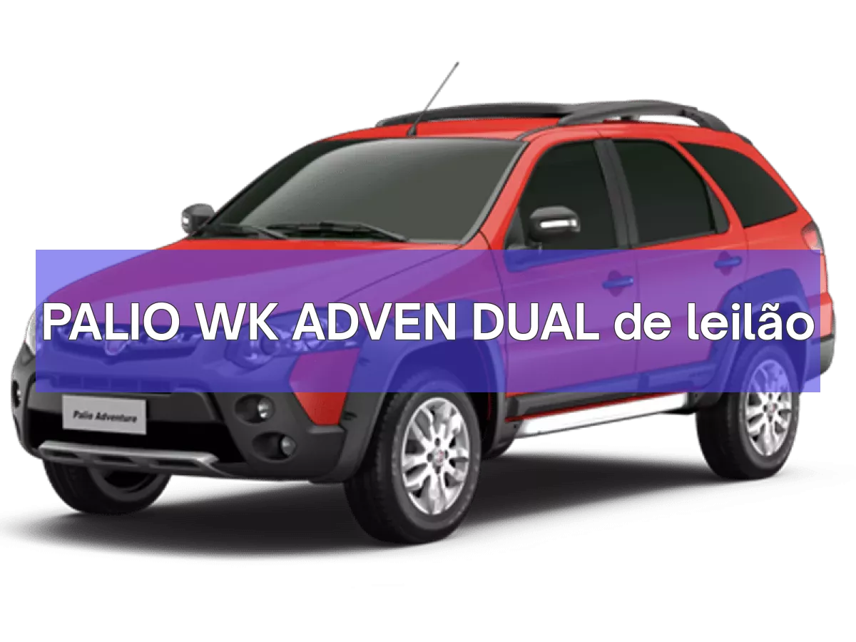 PALIO WK ADVEN DUAL em leilão