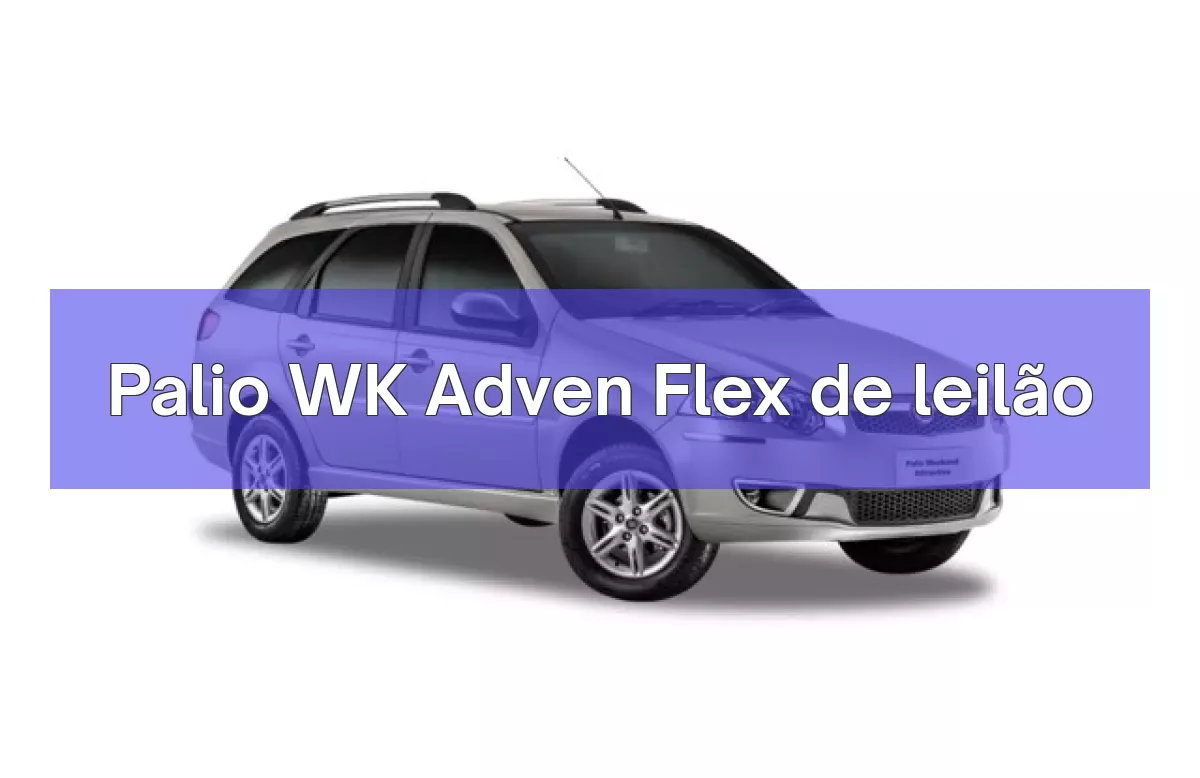 Palio WK Adven Flex em leilão
