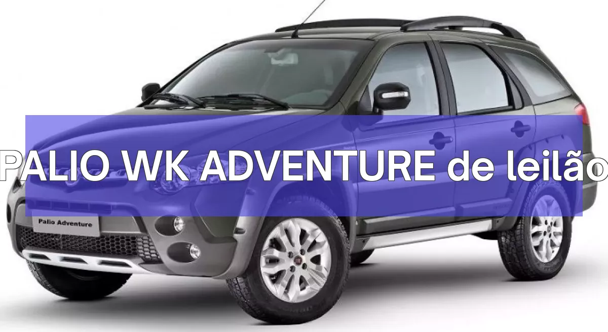 PALIO WK ADVENTURE em leilão