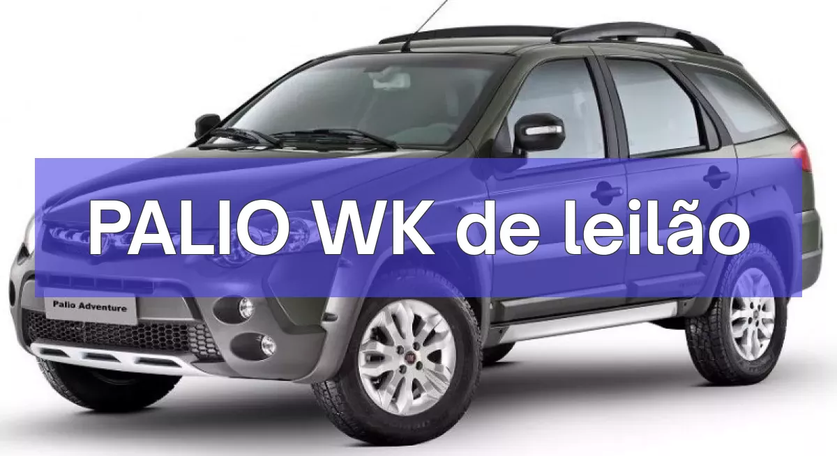PALIO WK em leilão
