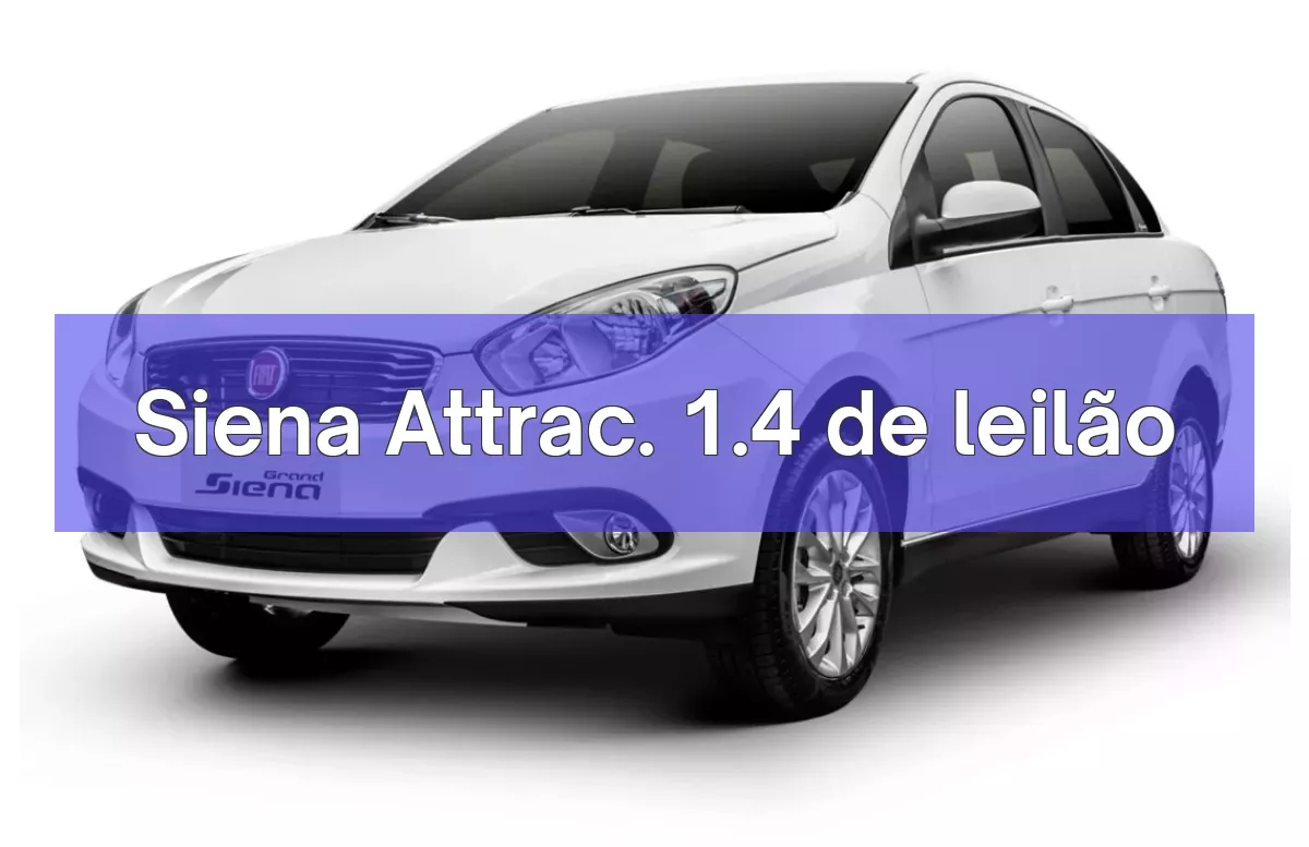 Siena Attrac. 1.4 em leilão