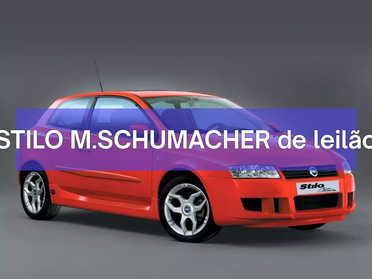 STILO M.SCHUMACHER em leilão
