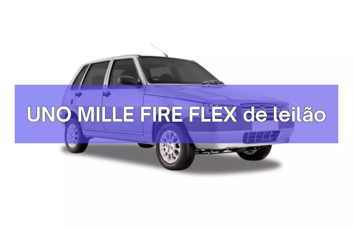 UNO MILLE FIRE FLEX em leilão
