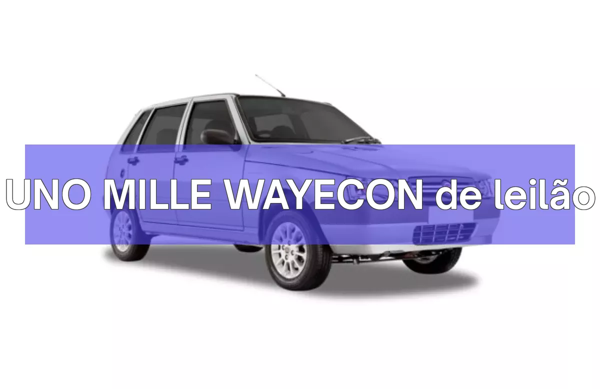 UNO MILLE WAYECON em leilão