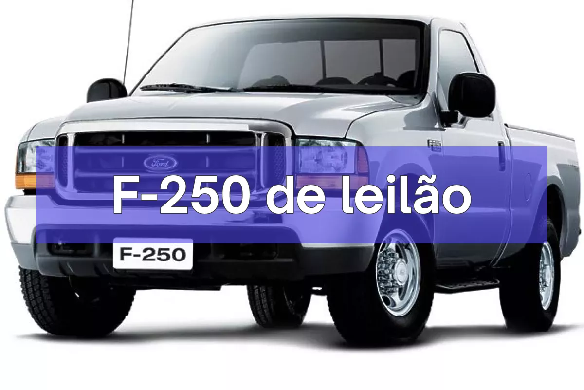 F-250 em leilão