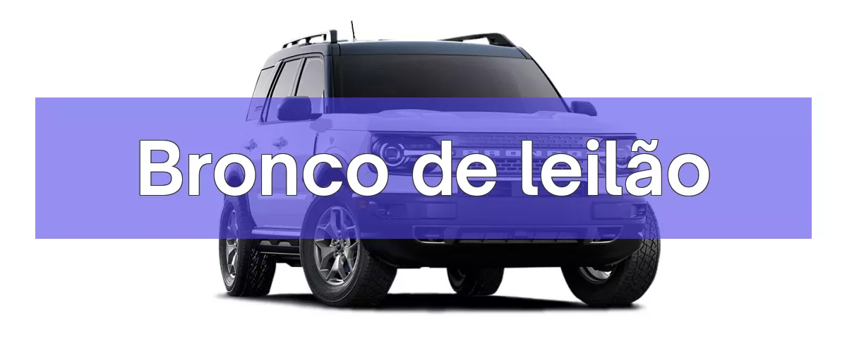 Bronco em leilão
