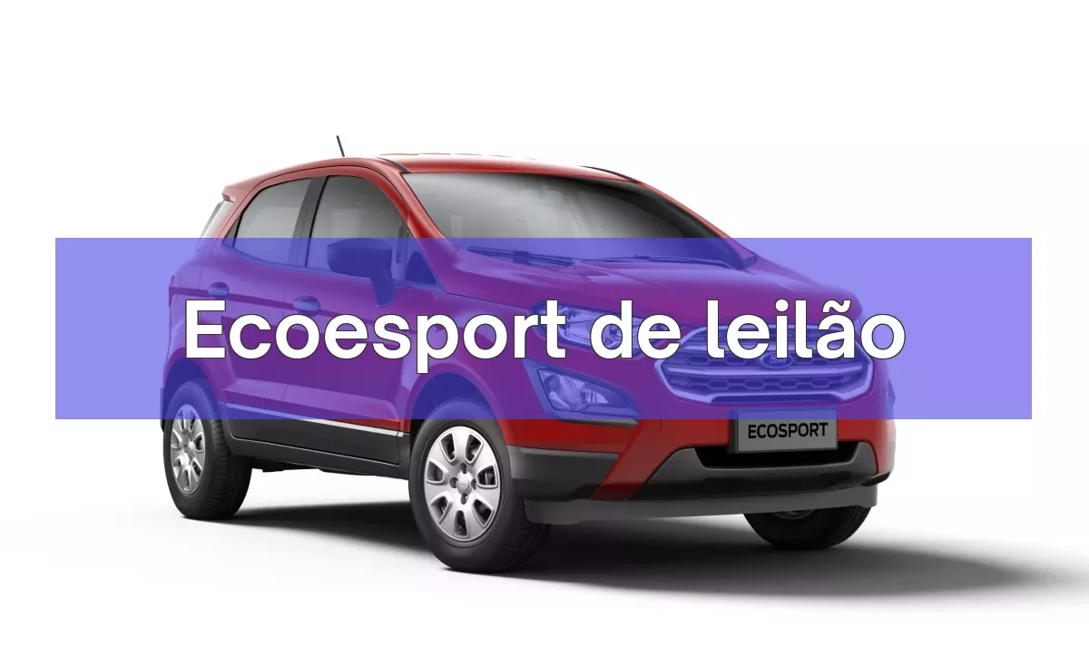 Ecoesport em leilão