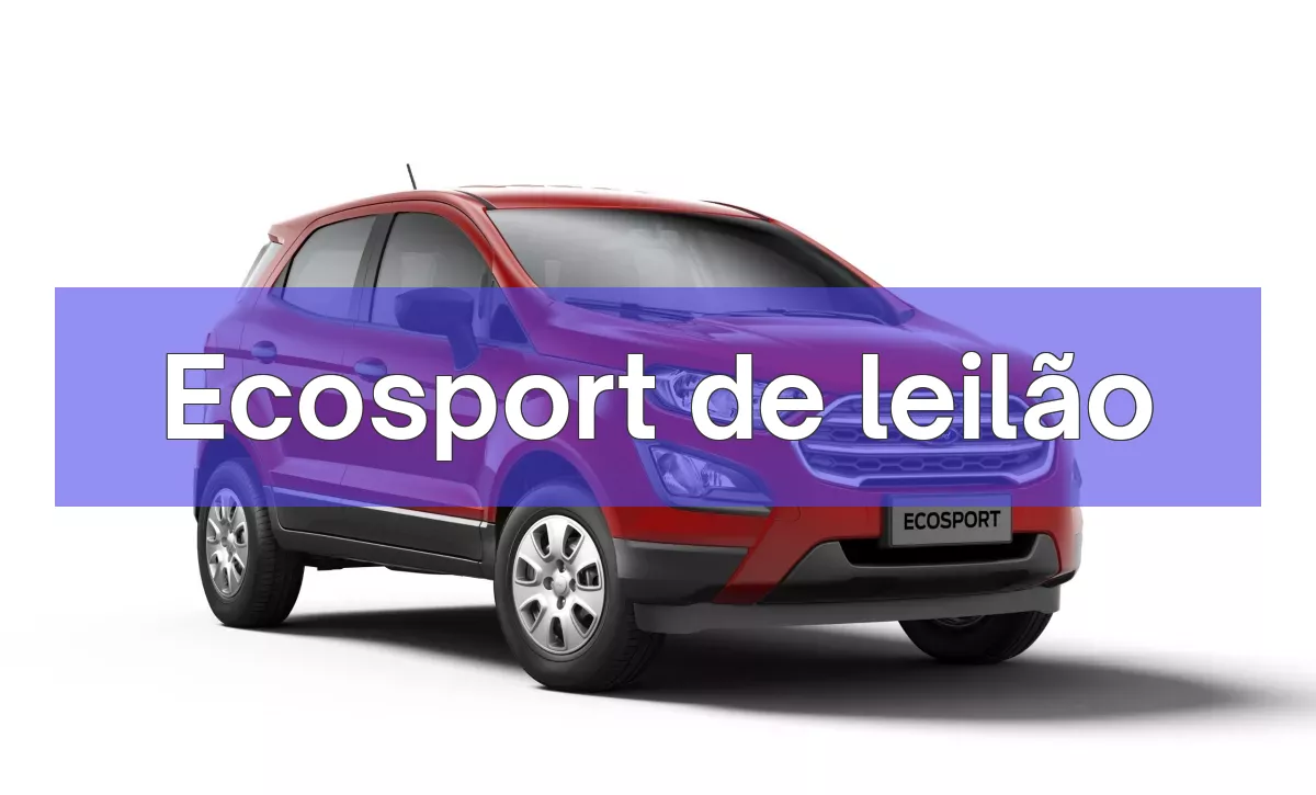 Ecosport em leilão