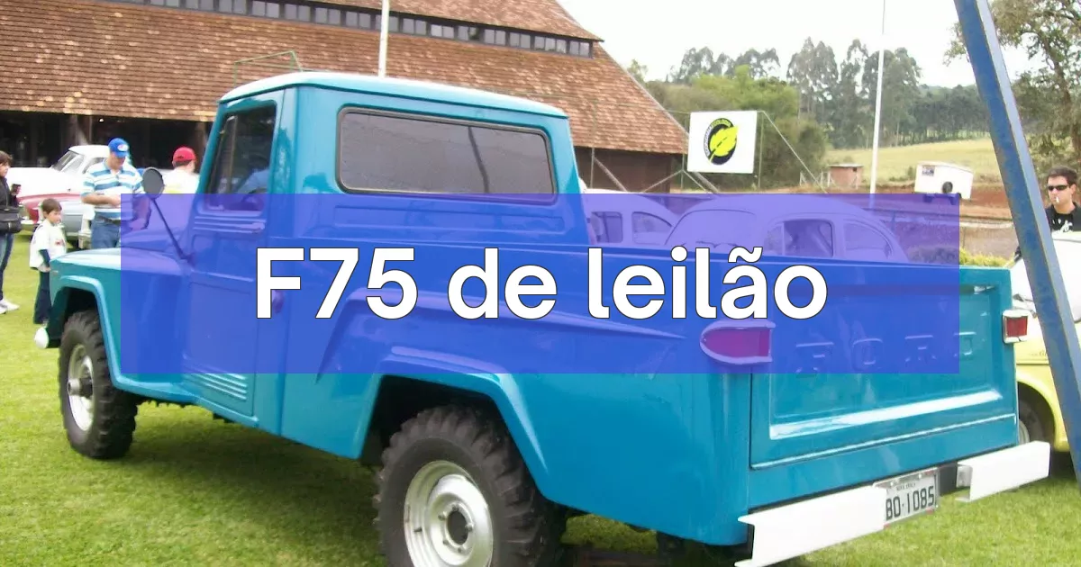 F75 em leilão