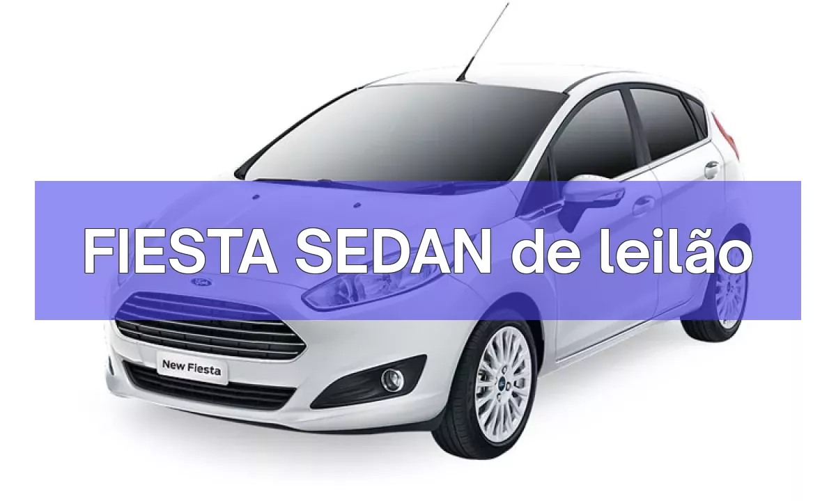 FIESTA SEDAN em leilão