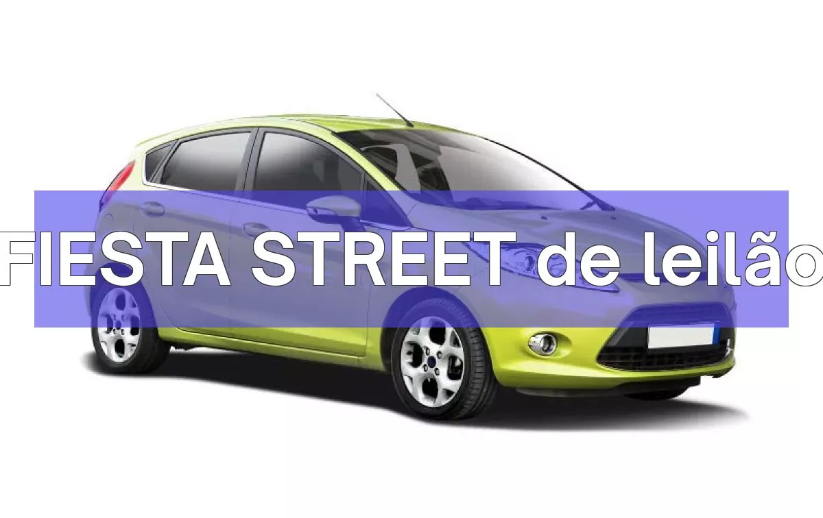 FIESTA STREET em leilão
