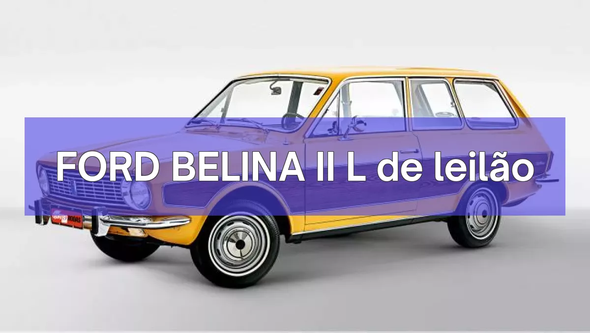 FORD BELINA II L em leilão