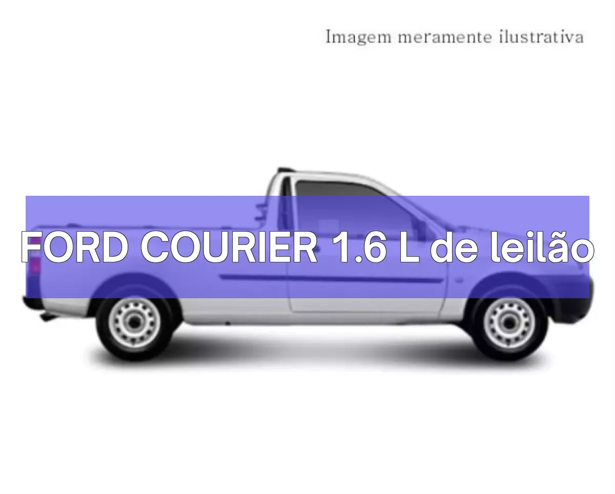 FORD COURIER 1.6 L em leilão