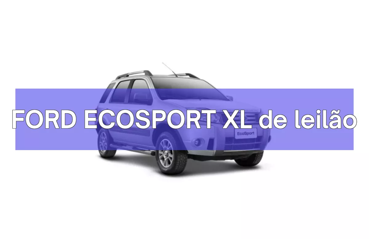 FORD ECOSPORT XL em leilão