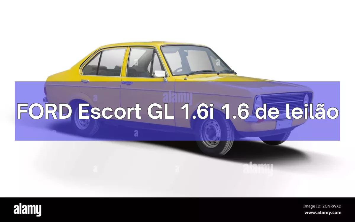 FORD Escort GL 1.6i 1.6 em leilão