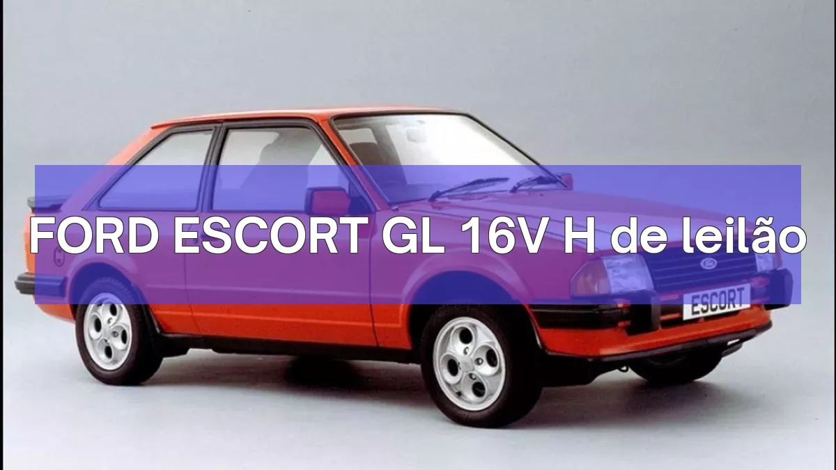 FORD ESCORT GL 16V H em leilão