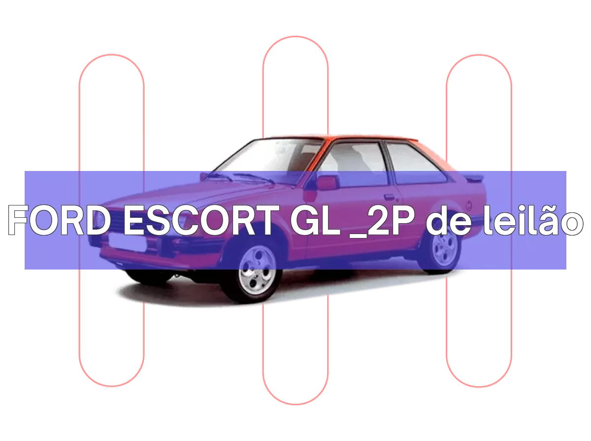 FORD ESCORT GL _2P em leilão