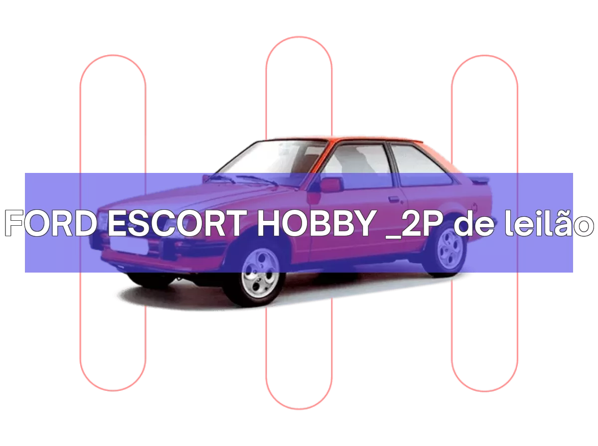 FORD ESCORT HOBBY _2P em leilão