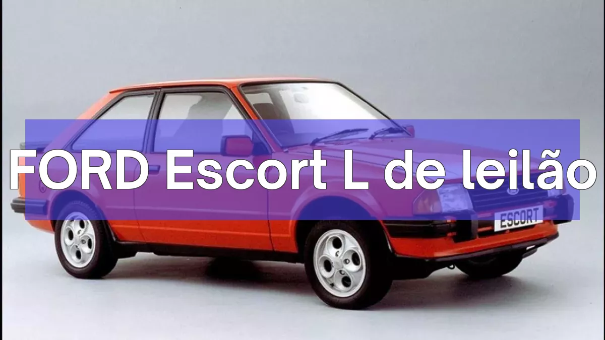 FORD Escort L em leilão