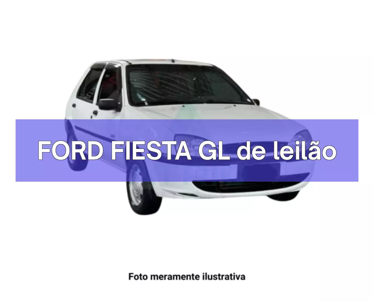 FORD FIESTA GL em leilão