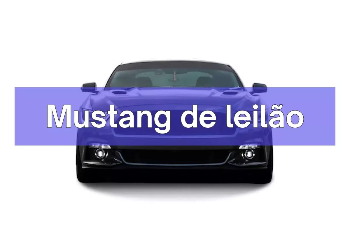 Mustang em leilão