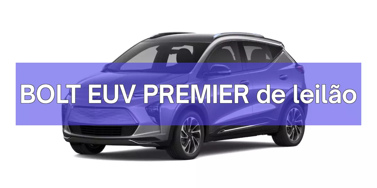 BOLT EUV PREMIER em leilão