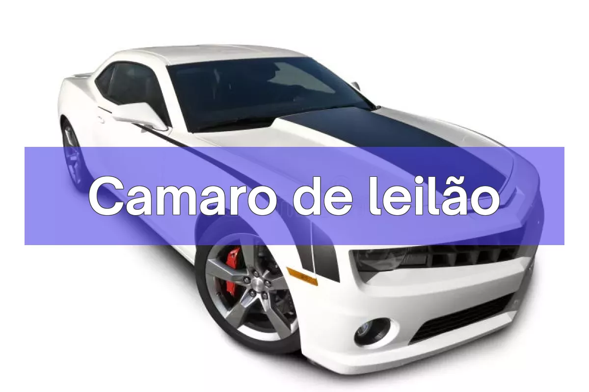 Camaro em leilão