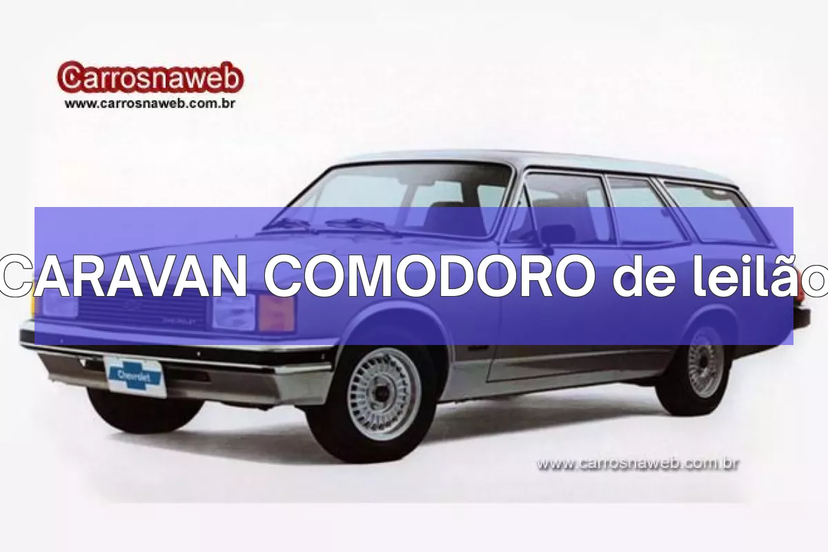 CARAVAN COMODORO em leilão