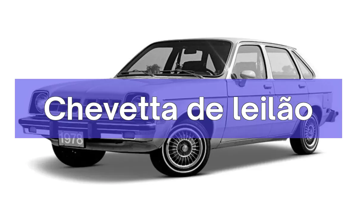 Chevetta em leilão