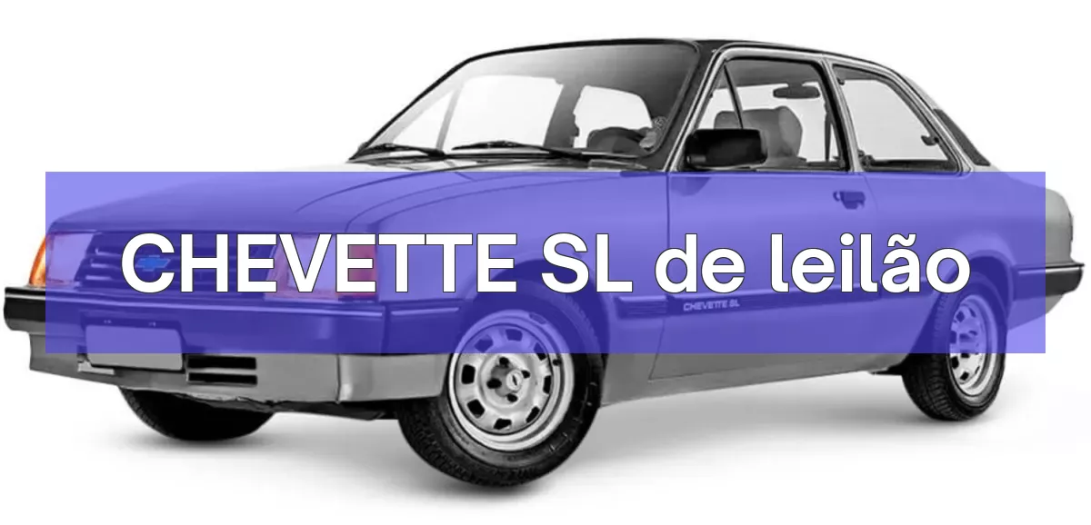 CHEVETTE SL em leilão
