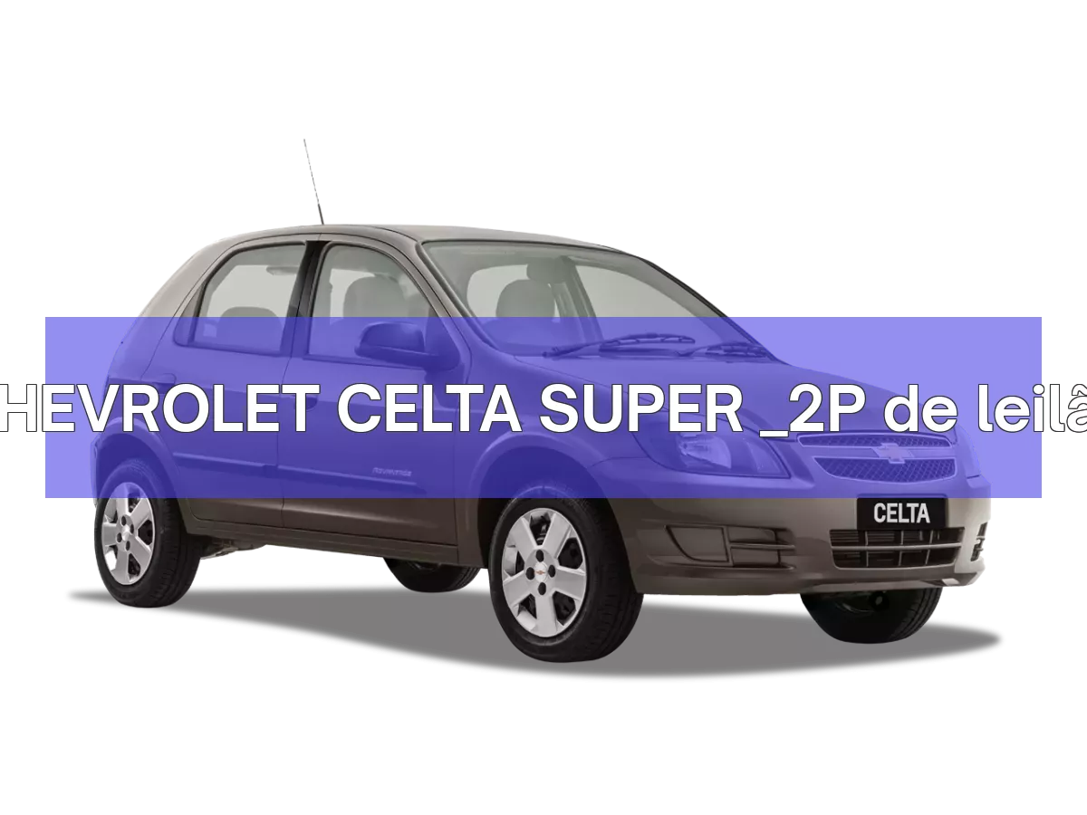 CHEVROLET CELTA SUPER _2P em leilão
