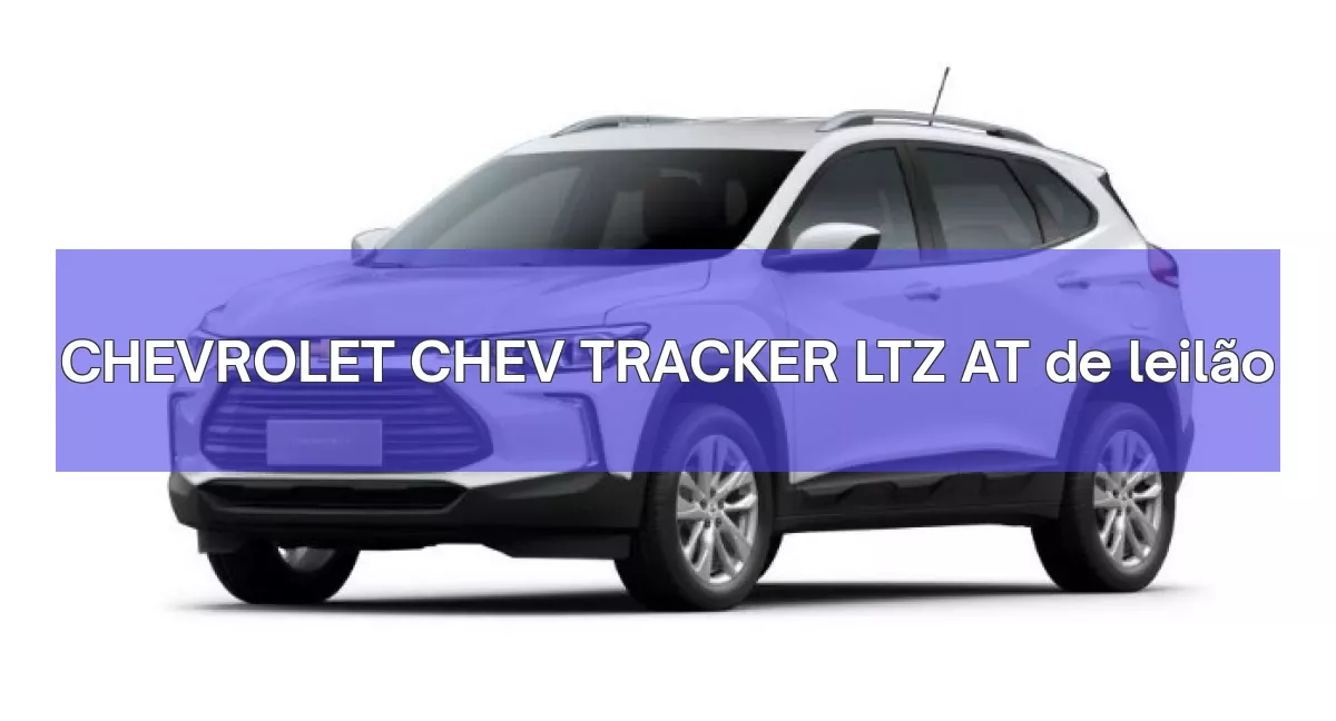 CHEVROLET CHEV TRACKER LTZ AT em leilão